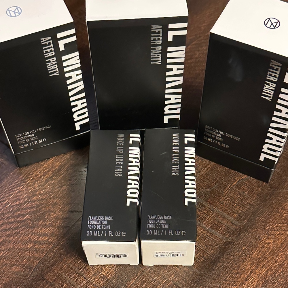 IL MAKIAGE Foundation Bundle | After Party + Woke Up Like This | 5 Pieces